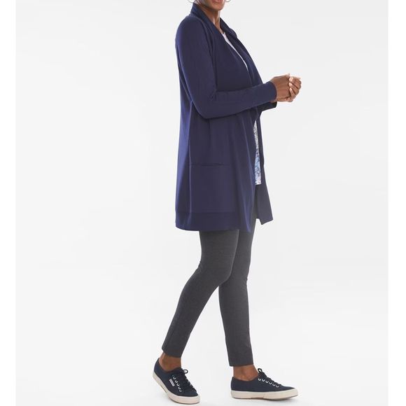 Chico's Zenergy Convertible Drape-Front Jacket  1P - Picture 2 of 7